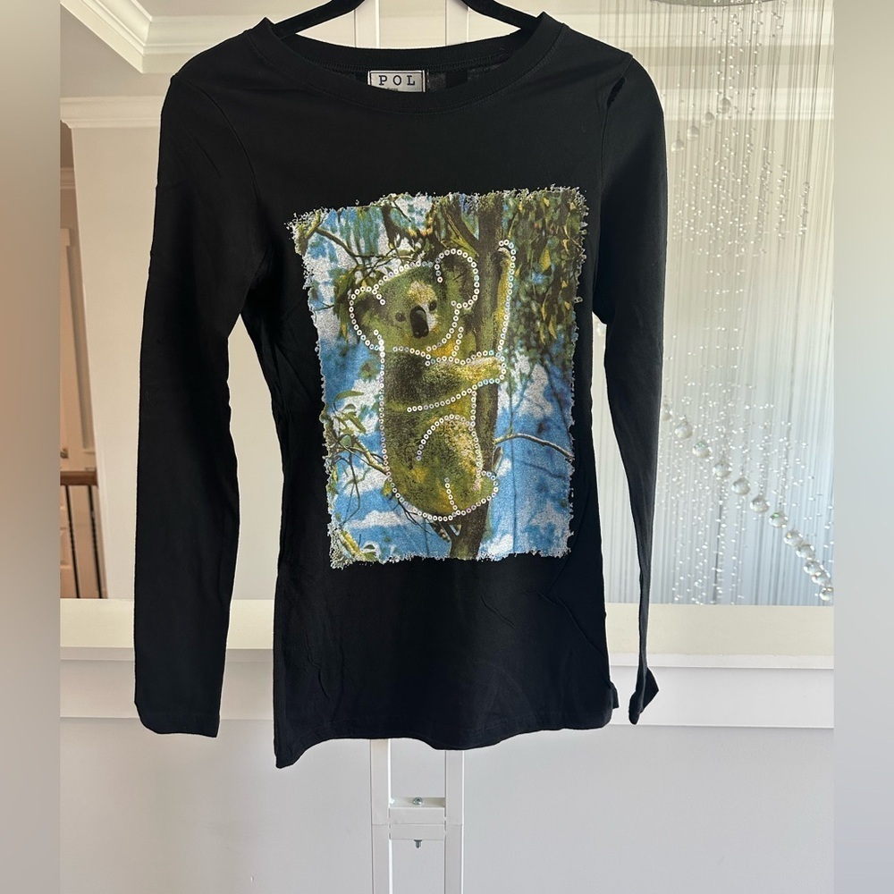 POL Black Koala Pet Shirt